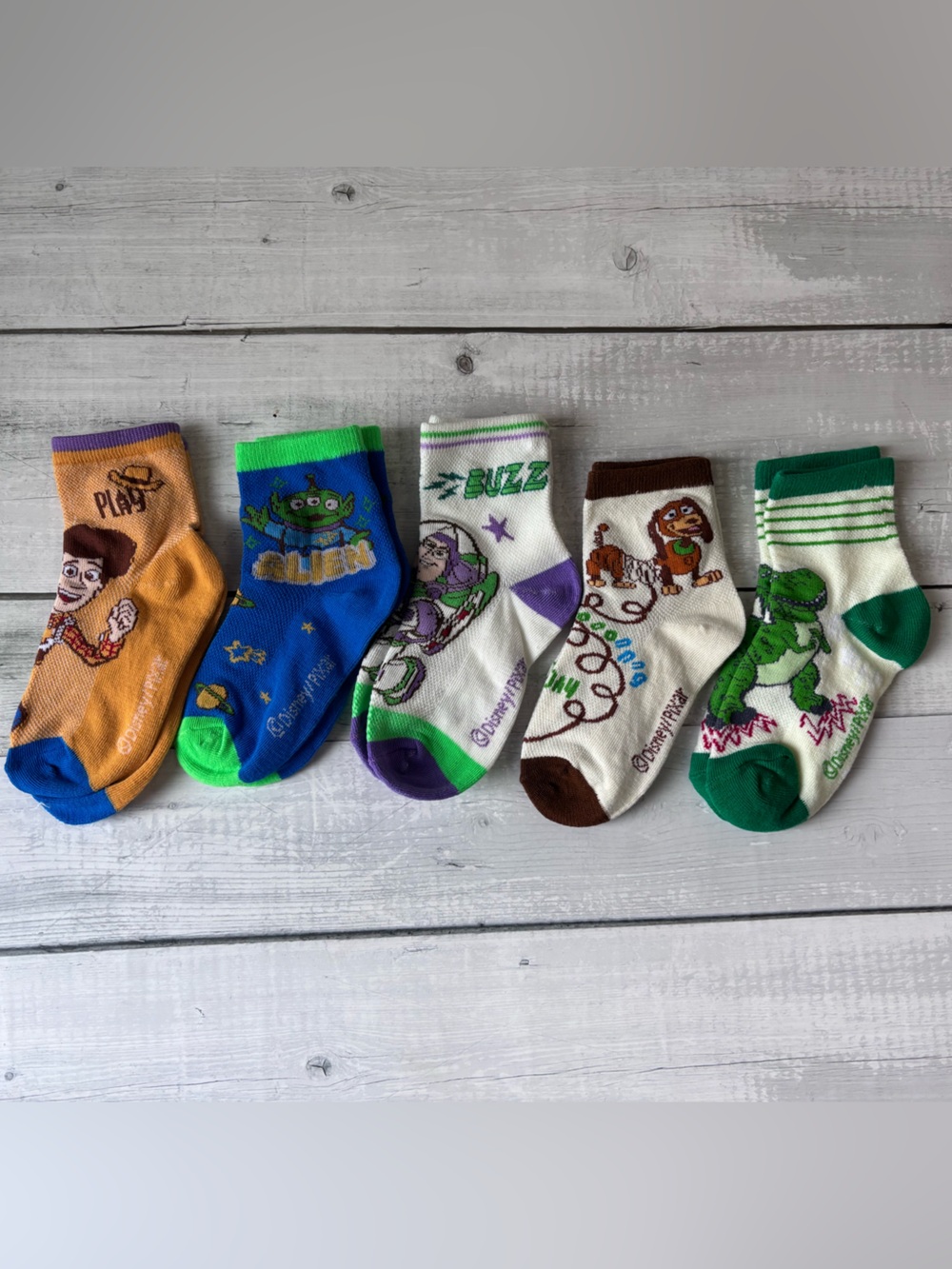 Toy Story Kids Ankle Socks - Multi Color (5-Pack)